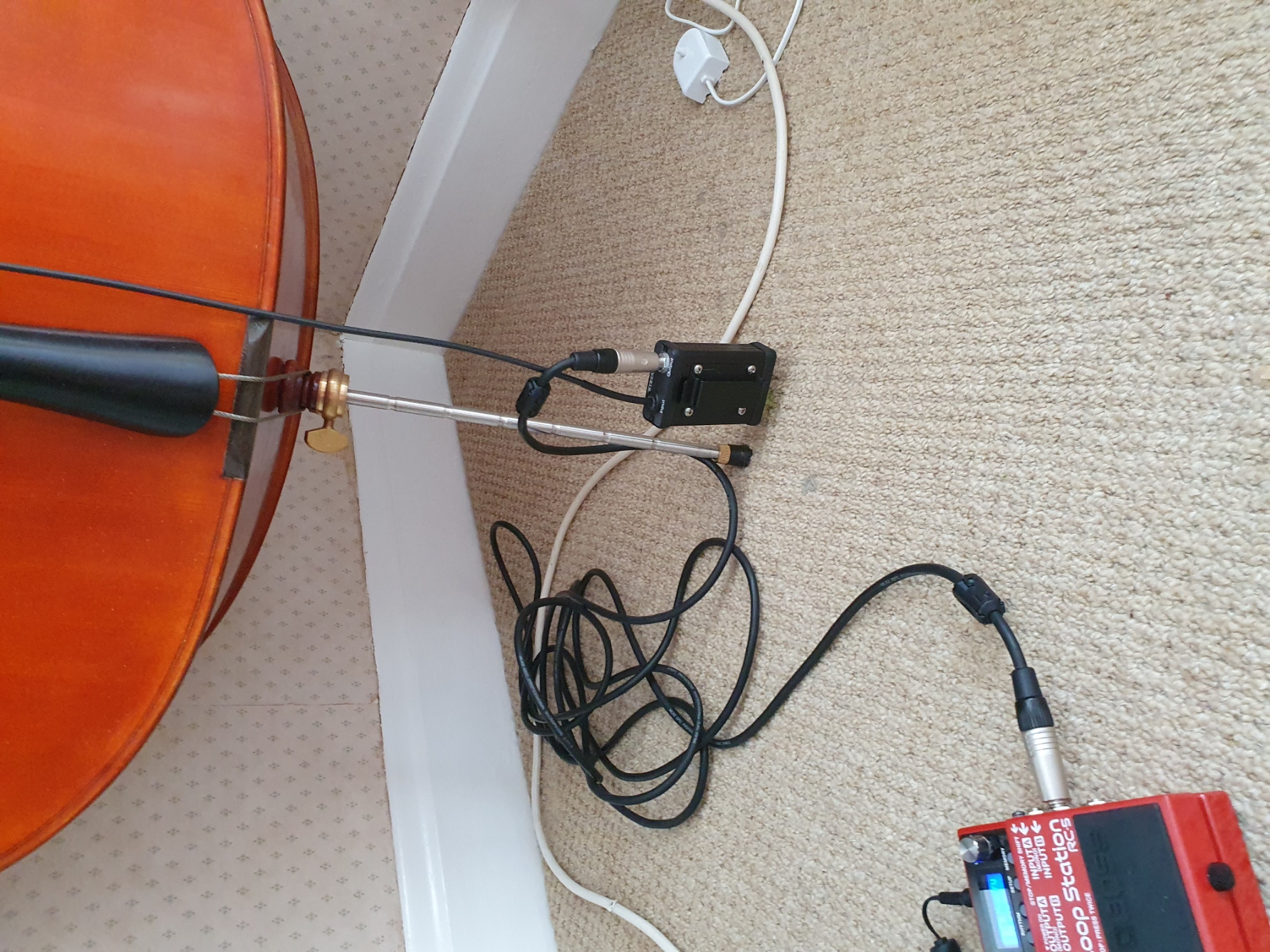 Bass, box and cables